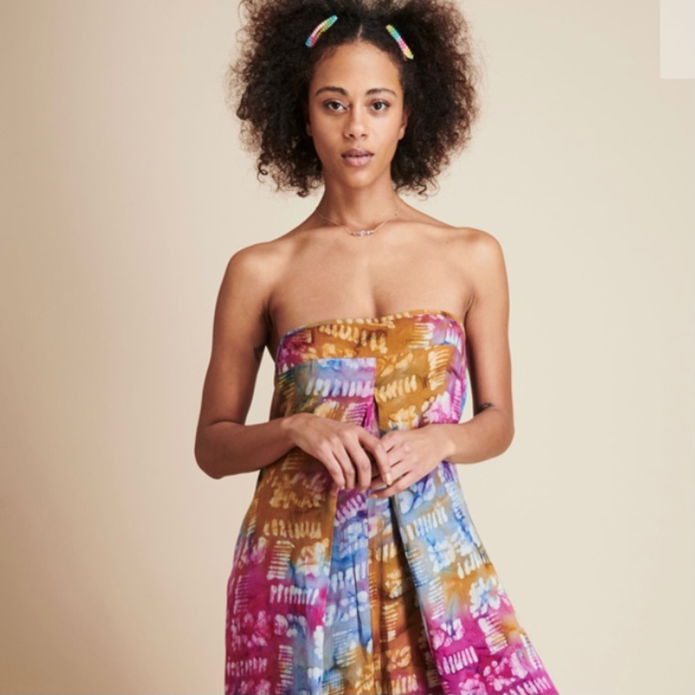 Earthbound Cosmos Jumpsuit Multicolor Size S NWT